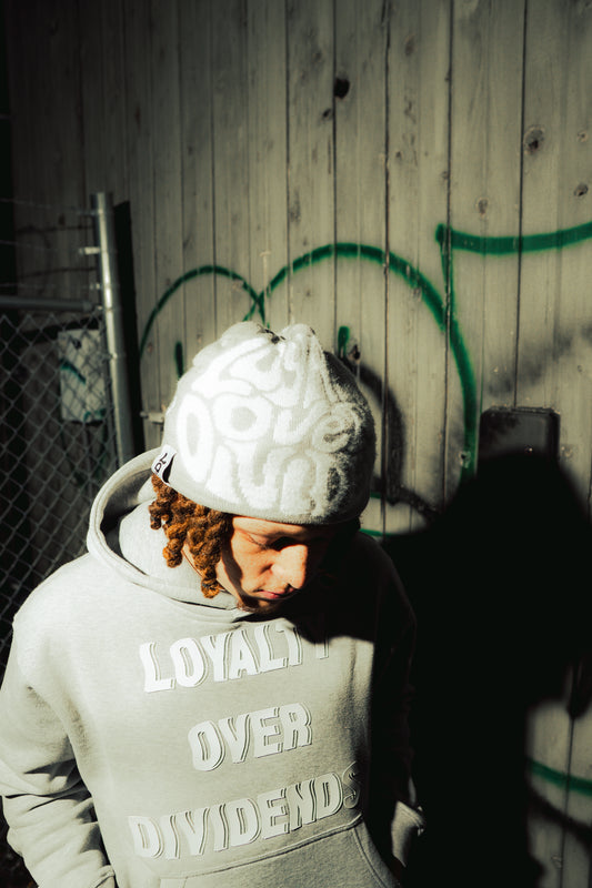 LOD "Kool Grey Mohair"  Beanie